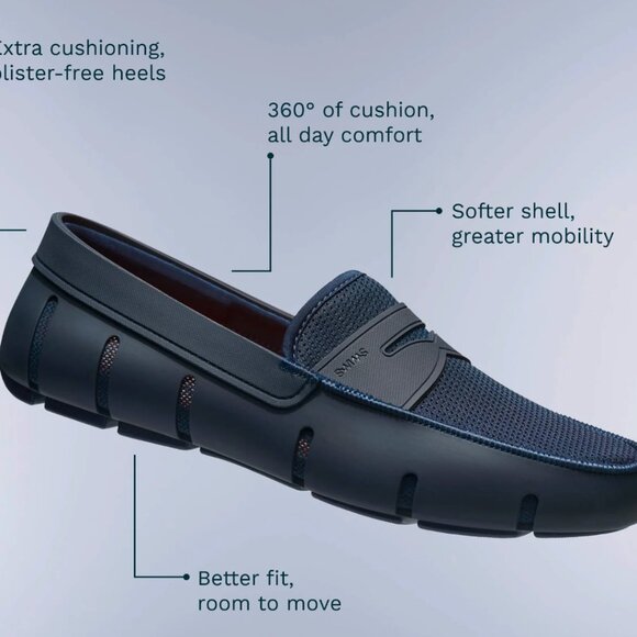 SWIMS Penny Loafer Navy - Picture 10 of 10